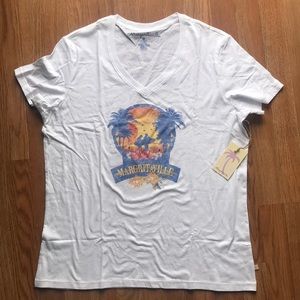Margaritaville Women's T shirt Cotton White
